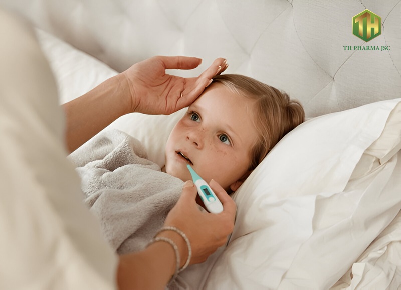 Nước điện giải nên uống khi trẻ bị sốt