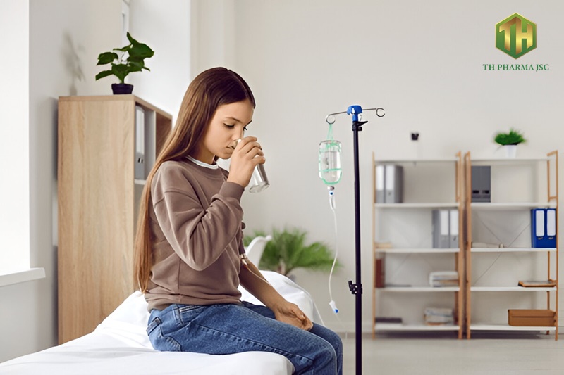 Uống nước điện giải có hạ sốt không?